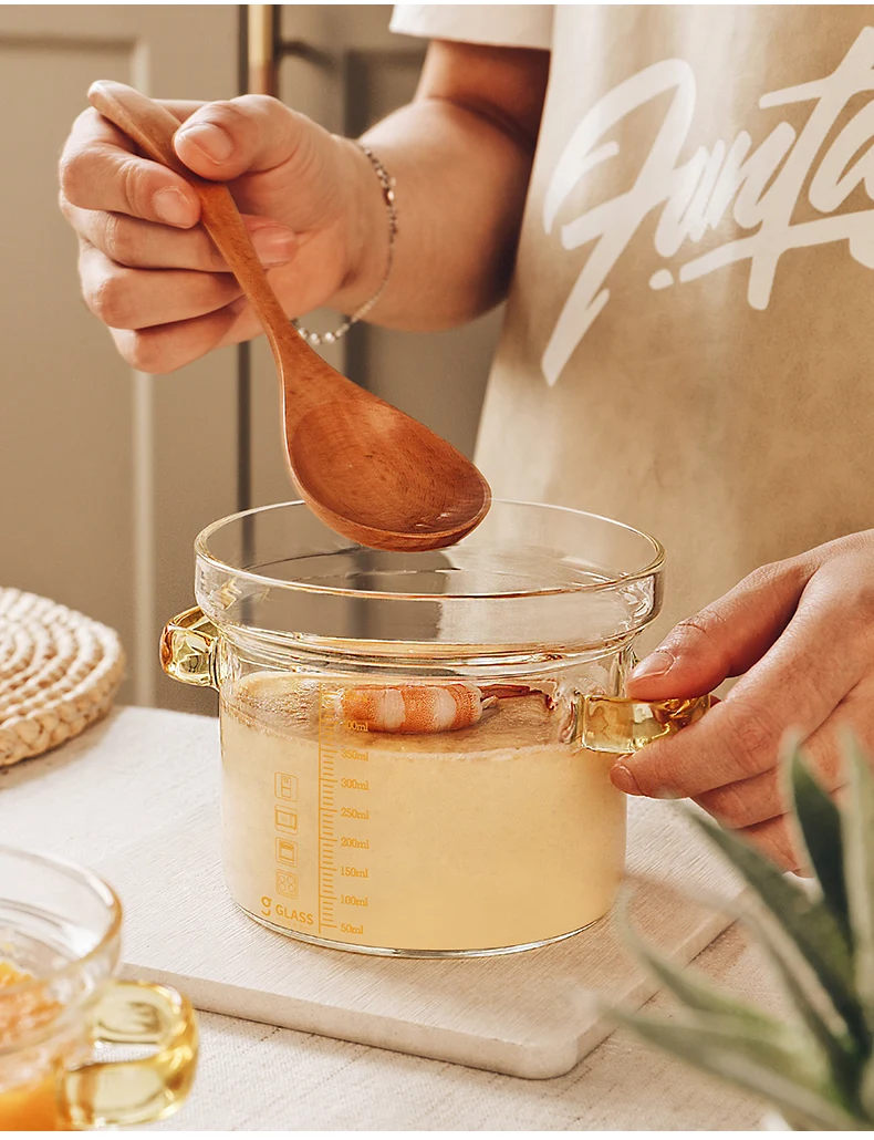 150ml 300ml 450ml High temperature resistant special bowl baby food utensils kitchenware pot Glass bowl glass cooking pot
