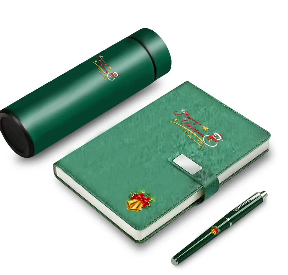 New Product Ideas 2024 Luxury Promotional 3 In 1 Customized Corporate Business Christmas Gift Set Items