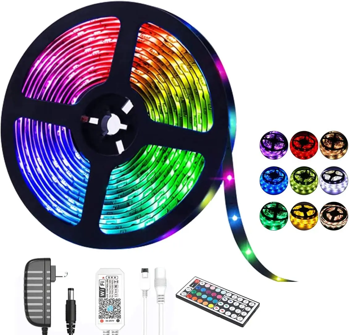 Direct selling IP65 PVC 60led/m Outdoor 110v 220v SMD2835 100m/roll Single Color RGB Led Strip Light