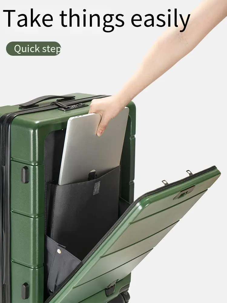 2024 Hot Selling Carry-on Suitcase 20inch Luggage With Front Pocket PC Hardside Suitcase For 24inch