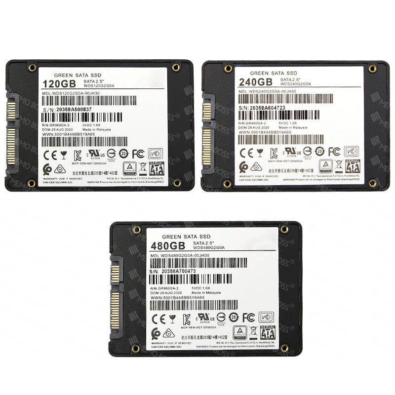  Оригинальный твердотельный накопитель Western D-igital Ssd жесткий диск 120 ГБ 240 Интерфейс Sata3.0 2 5