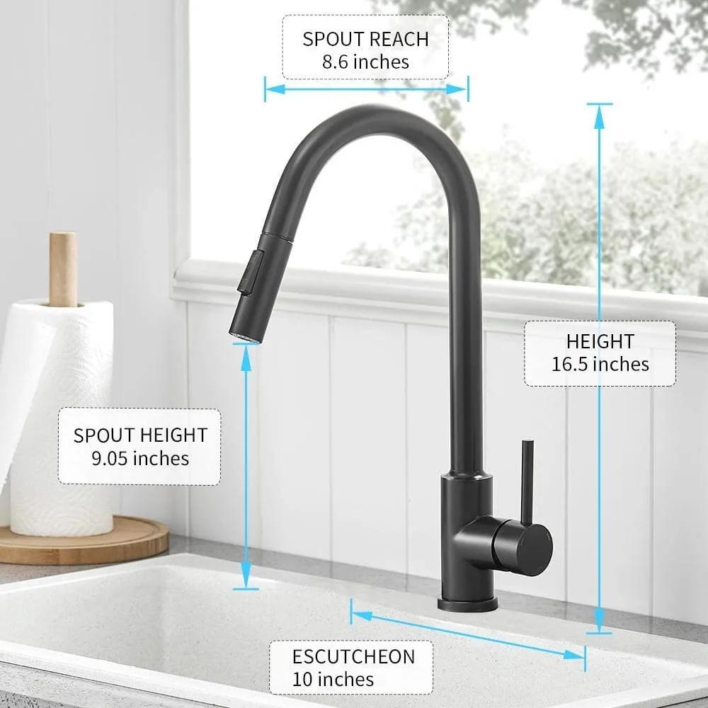 Sensor Touchless Smart Faucet Kitchen Taps Mixer Cold Hot Water Mixers Flexible Faucet Pull Out Spout Deck-mount Kitchen Sink Fa