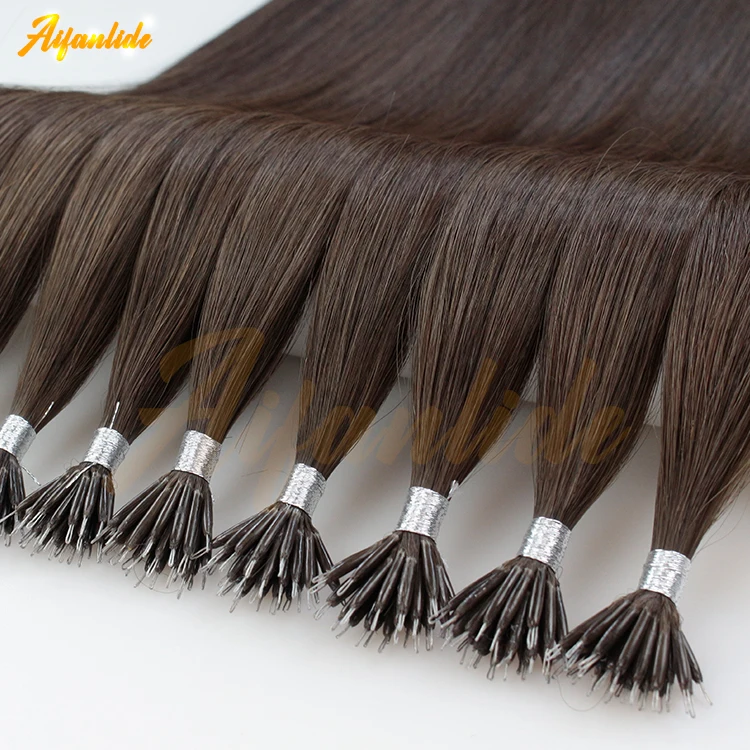 Wholesale raw Keratin itip extension hair 100% Remy natural hair extension human Double Drawn Vietnam i tip hair extensions