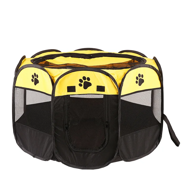 Houses Fencing Indoor Puppy Cats Pet Cage Foldable Octagonal Fence Dog Pet Tent Houses Bed