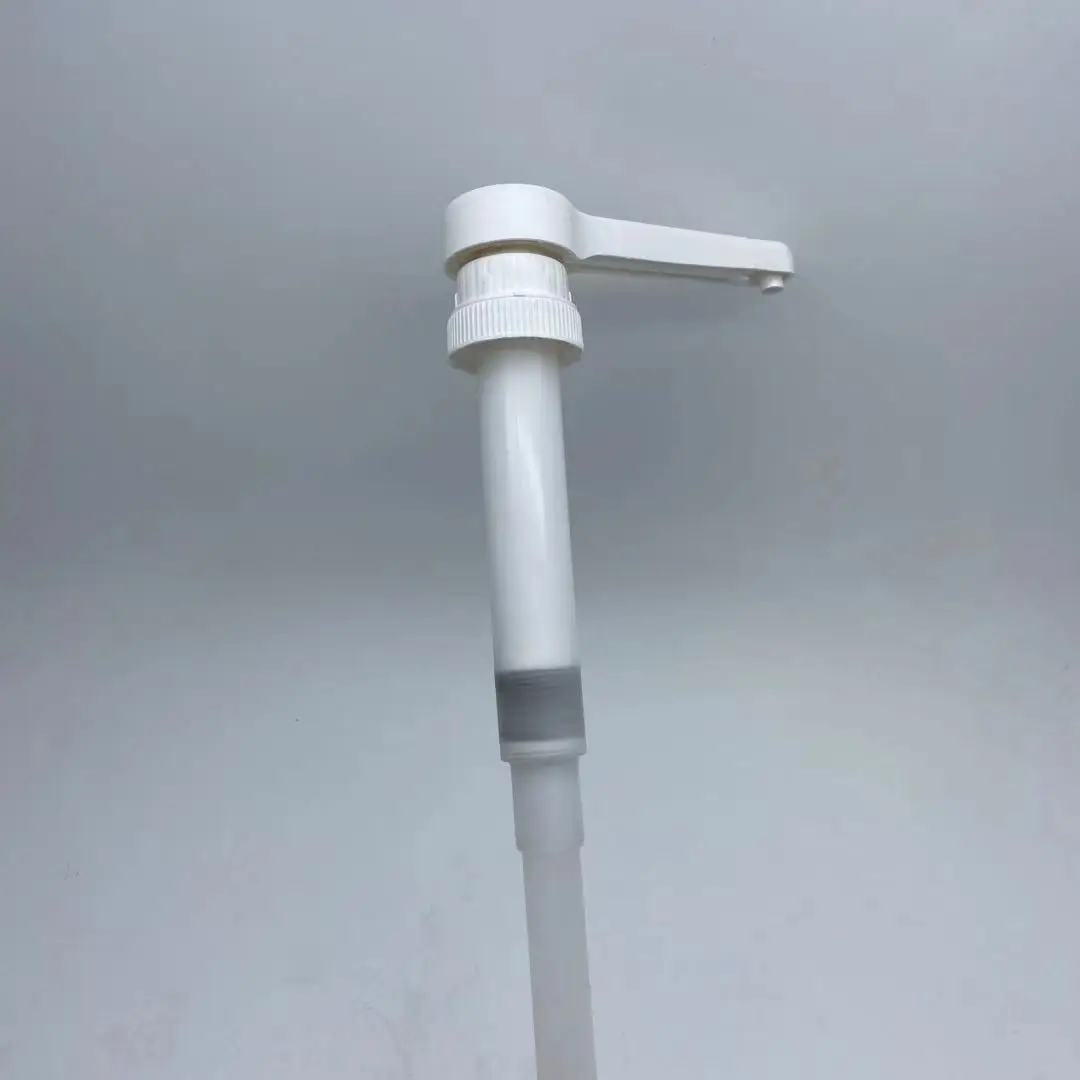 Hot Sale 38 400 White 30ml plastic food pump for Jam Coffee