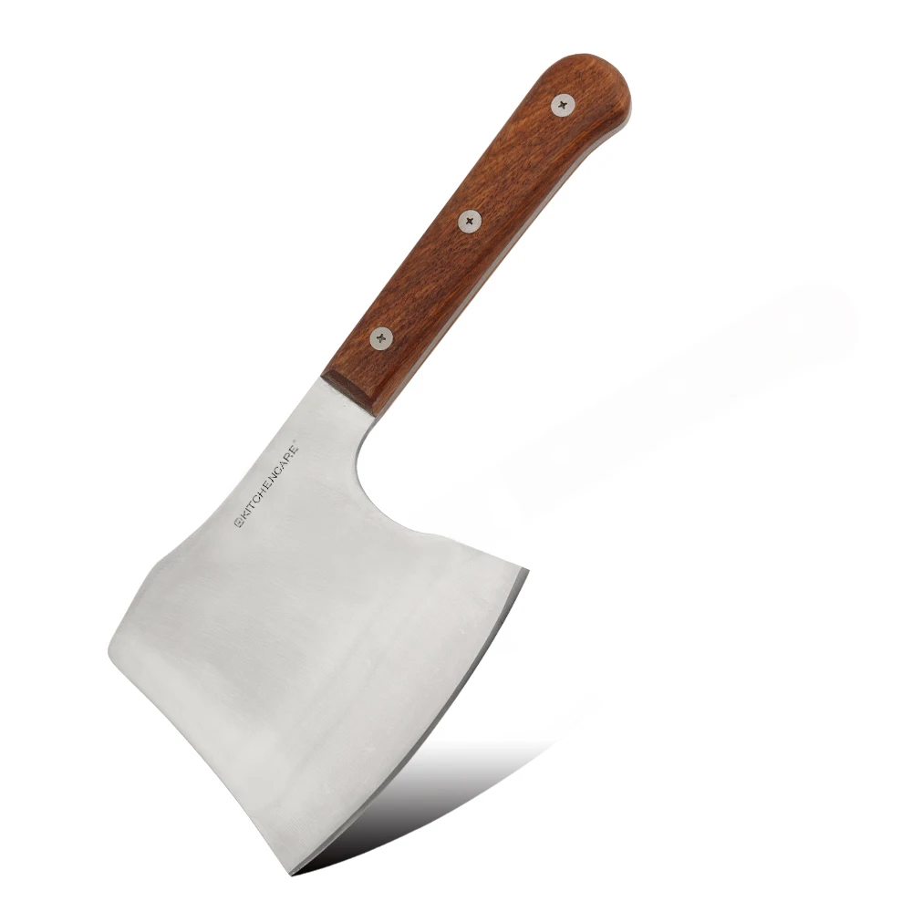 KITCHENCARE High Carbon Butcher Knife OEM Profesional Meat Bone Cleaver Chop Knife for kitchen