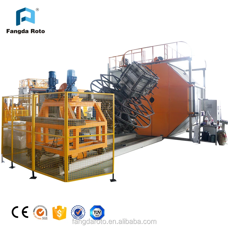 Fangda Brand fuel tank making shuttle type rotational moulding machine