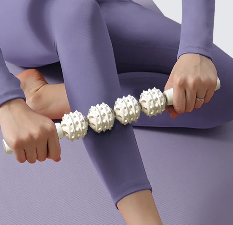 PAIDU massage eva fitness form roller set with stick roller useful gear for Muscle relaxation sports of the massage