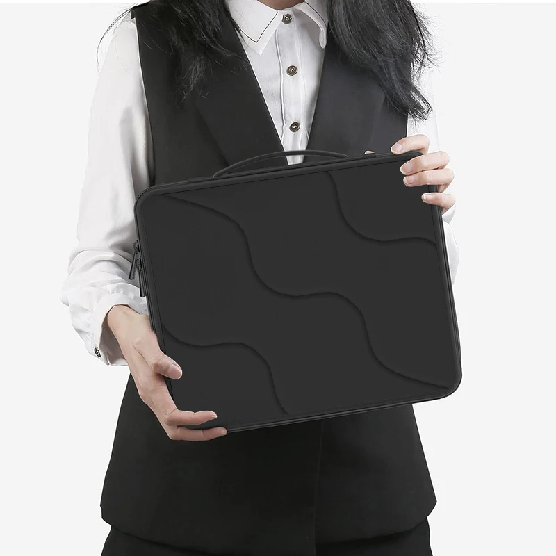13 Inch fabric Eva Customized Size durable Hard Shell washable anti shock laptop briefcase bag portable Laptop Case For Macbook