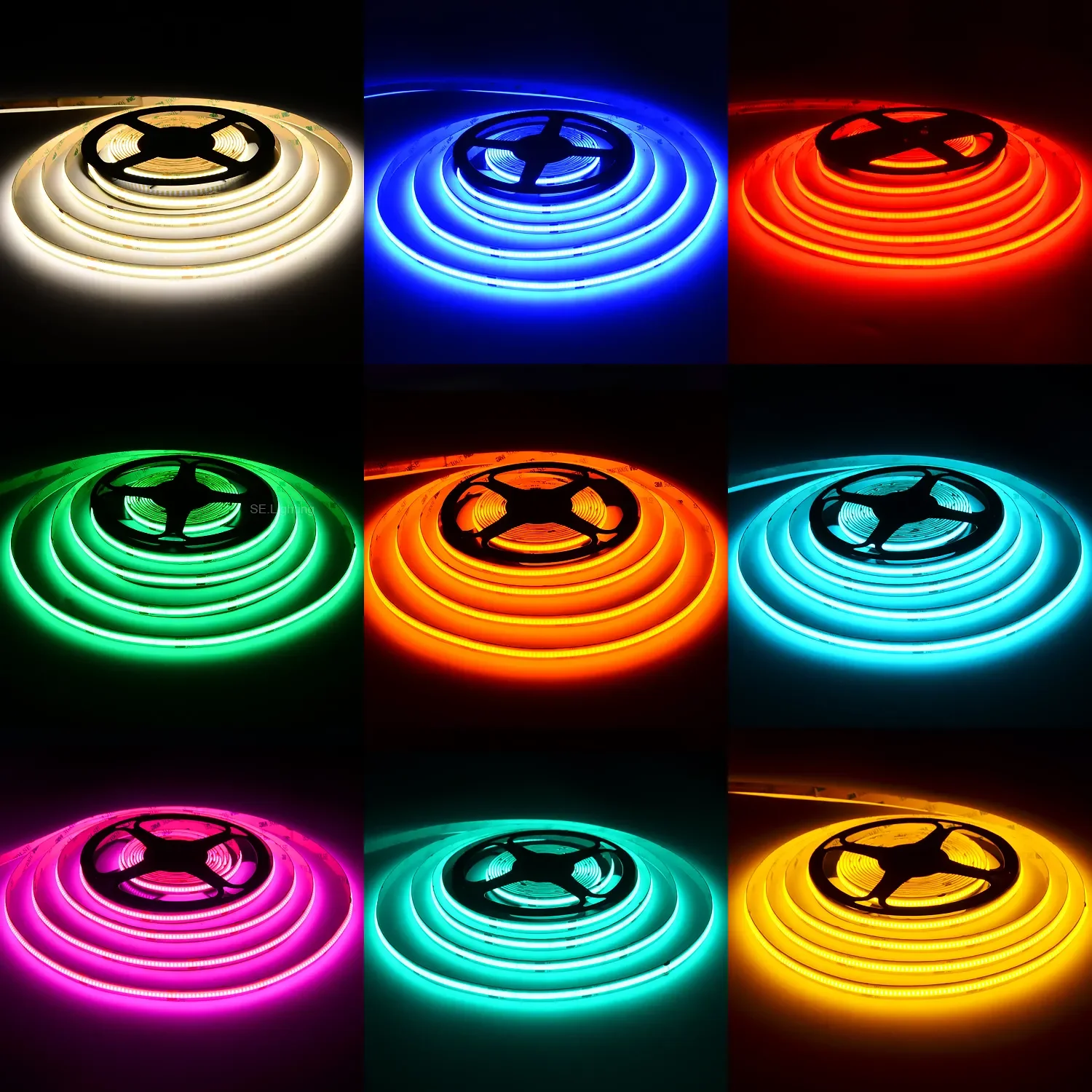 Customized Cob Led Light Strip Panel 1w-1000w Red Blue Green Yellow White Lighting Color Dc 3v 5v 12v 24v Bulb Led Chip Lamp Diy