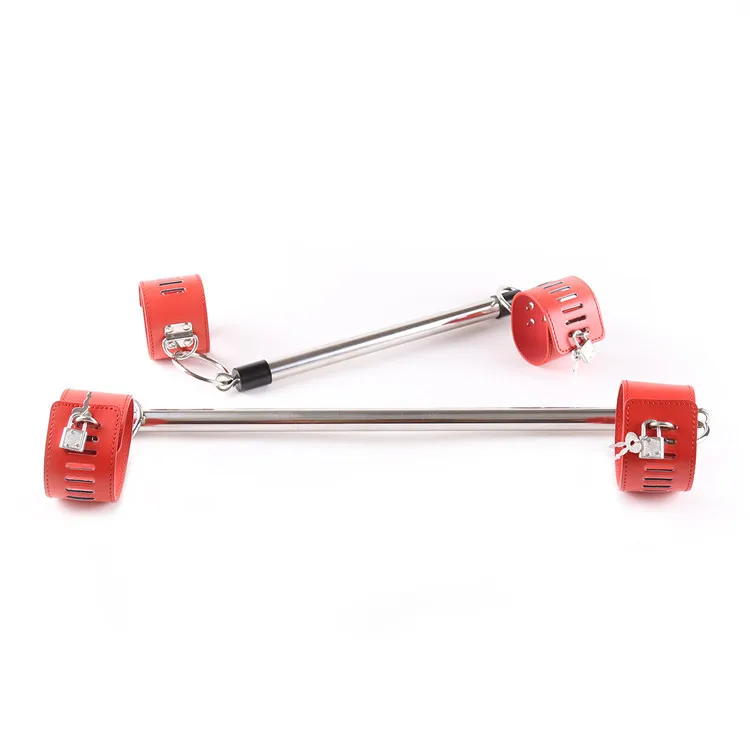 Ninghao Sm Adjustable Spreader Bar Sex Position Prop Erotic Toy Handcuff Ankle Cuff Aid Tools Bondage Kit Sex Toy