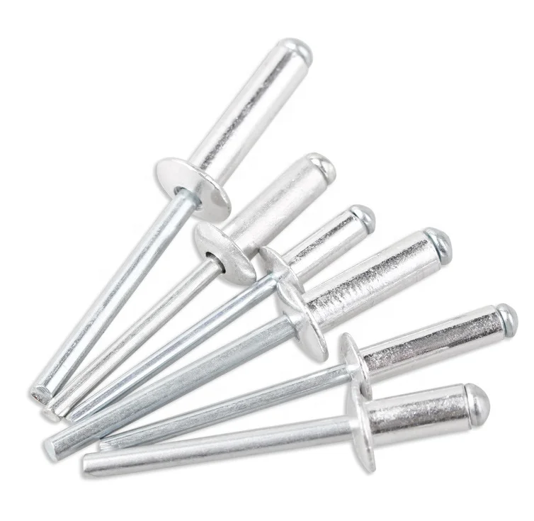 Blind rivet stainless steel csk open end type round head 1/8 x1/2 pop rivets Aluminium 6mm pop blind rivet
