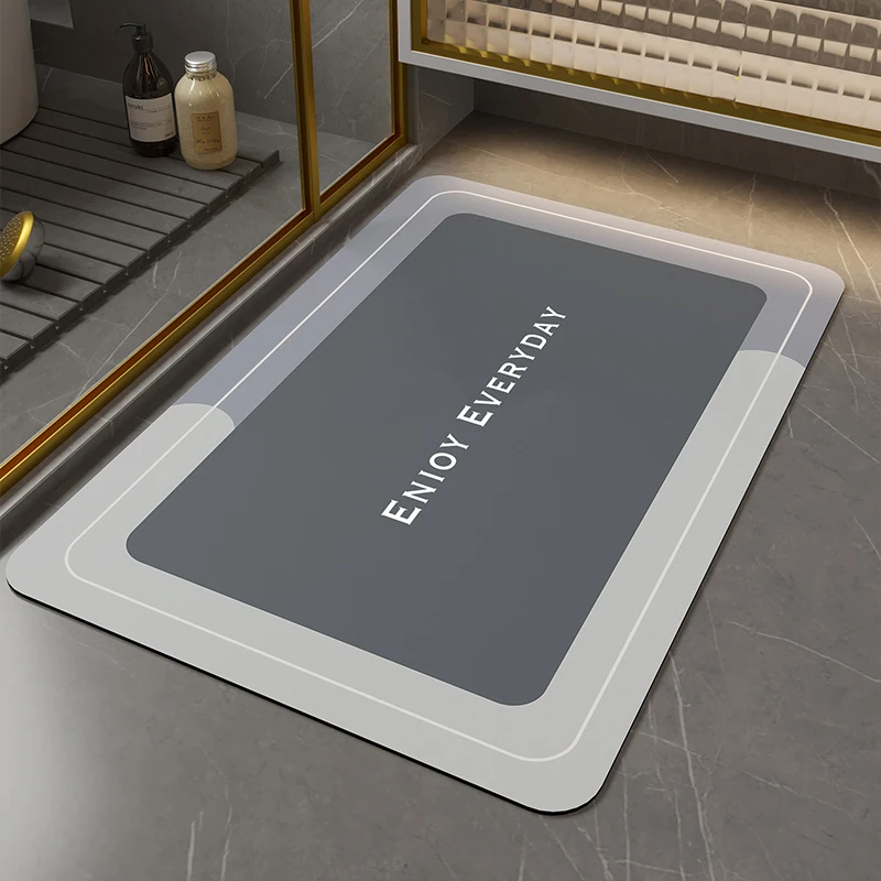 Factory slip quick drying water absorbing pad bathroom rug bathroom area rugs soft absorbent bathroom mats