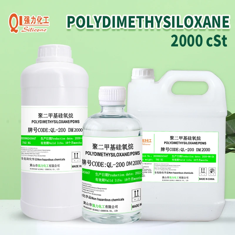 QL2000   Manufacturer supply dielectric fluid polydimethylsiloxane silicone oil 201 cosmetic raw material