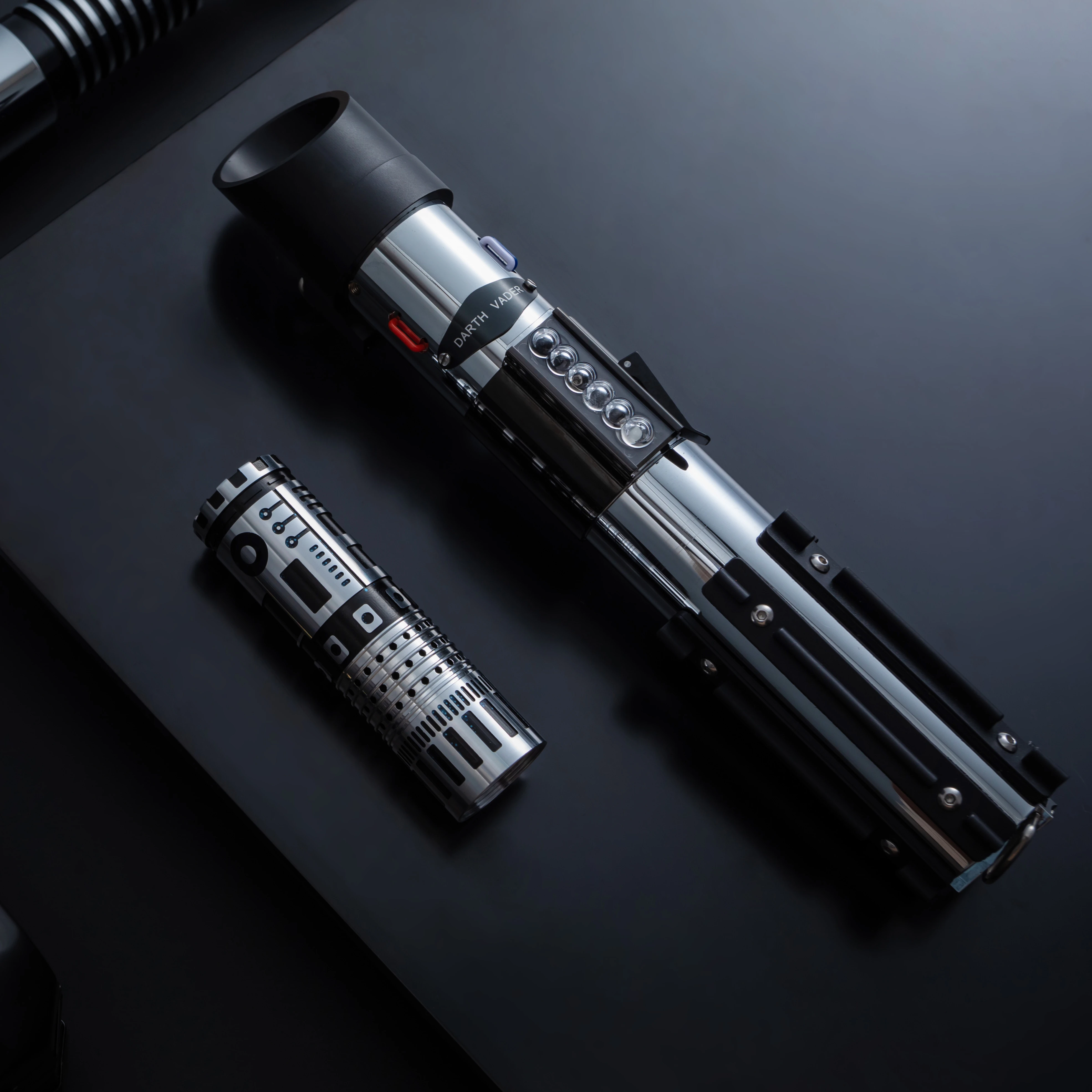 LGT SABERSTUDIO Darth Vader  lightsaber smooth swing FOC with infinite color changing and 9 sets sound fonts has blaster lock up