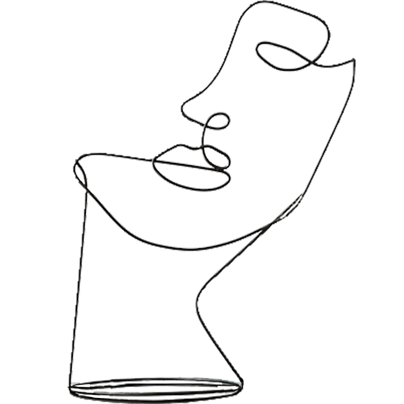 Wholesale Factory Supply Craft Items Product Metal Women Face Model Gift And Art Craft