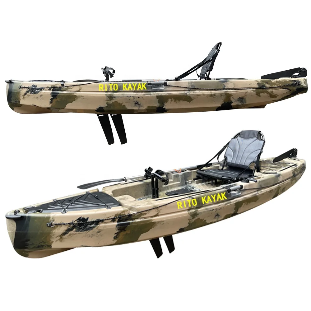 australia big max waterplay craftspedal bigfish cixi single commercial man leisure life pedal drive kayak with sunshade