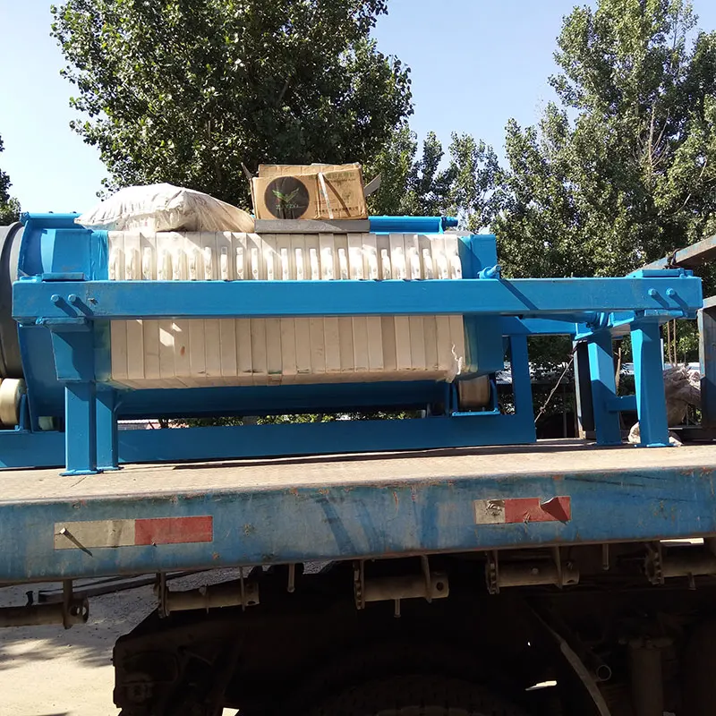 Industrial frame filter press used in wastewater treatment plant