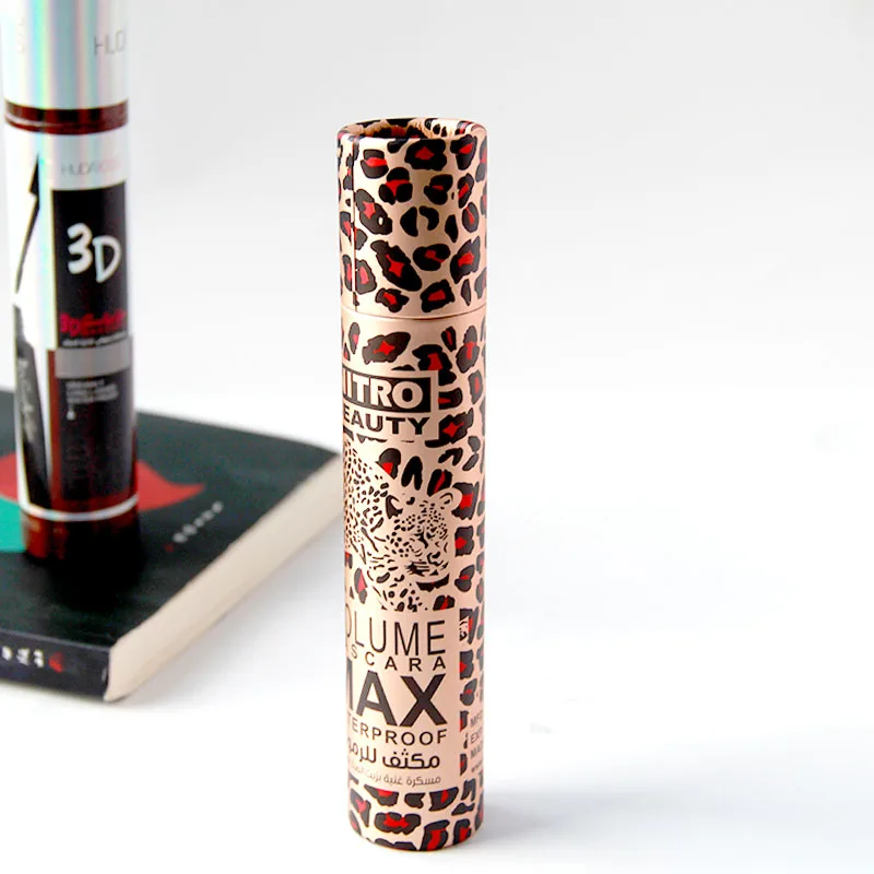 cigarette paper tube with paper filter ,essential oil paper tube,box round black kraft paper tube packaging