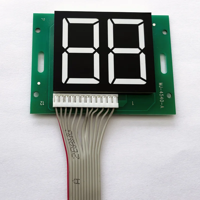 0.45 inch 2 digit 7 segment led display with PCB board  LED tube display