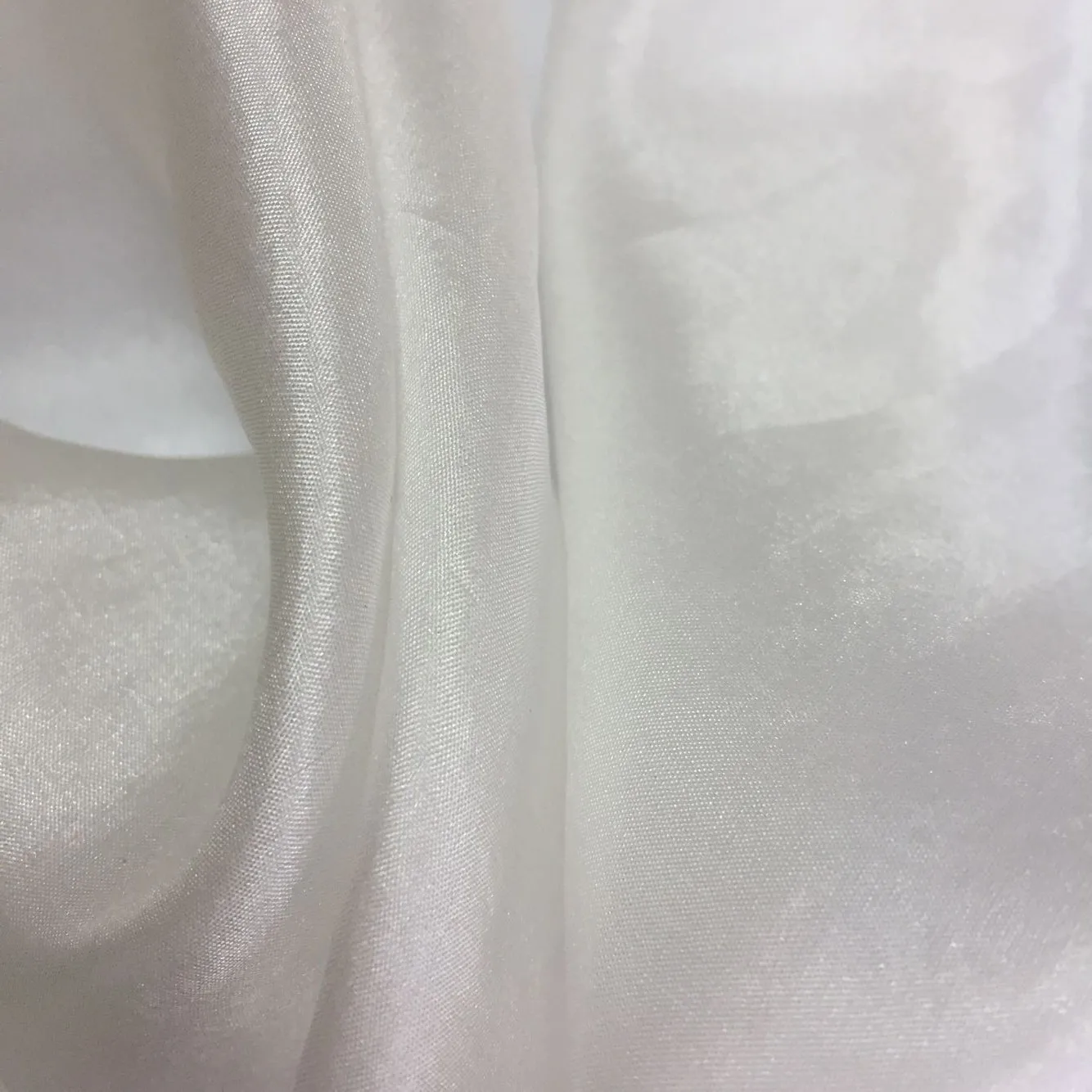 Hot Selling 100% Silk Paj Organic Silk Pongee Fabric Veil in Natural White Color for Scarf Decoration