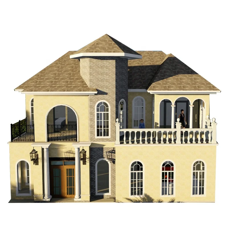 Prefab building luxury custom container house emerging architecture secondary utilization detachable light steel structure villa