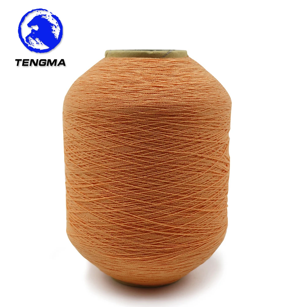 Excellent evenness high strength 90# 100# 110# rubber thread covered yarn