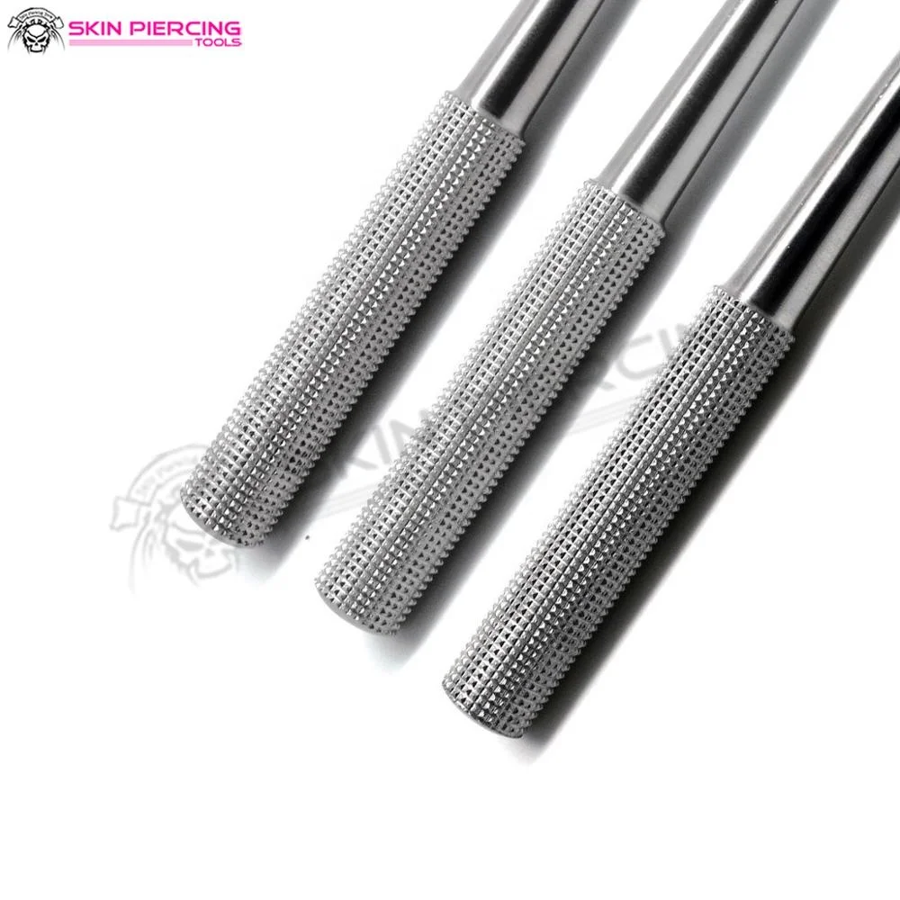 
3Pcs Sterile Biopsy Punch Piercing Tool Kaye Dermal Anchor Tissue Punch Straight 4mm-5mm 