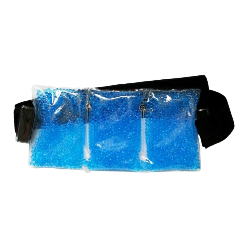ice pack  reusable hot and cold neck wrap pack with adjustable strap for neck waist