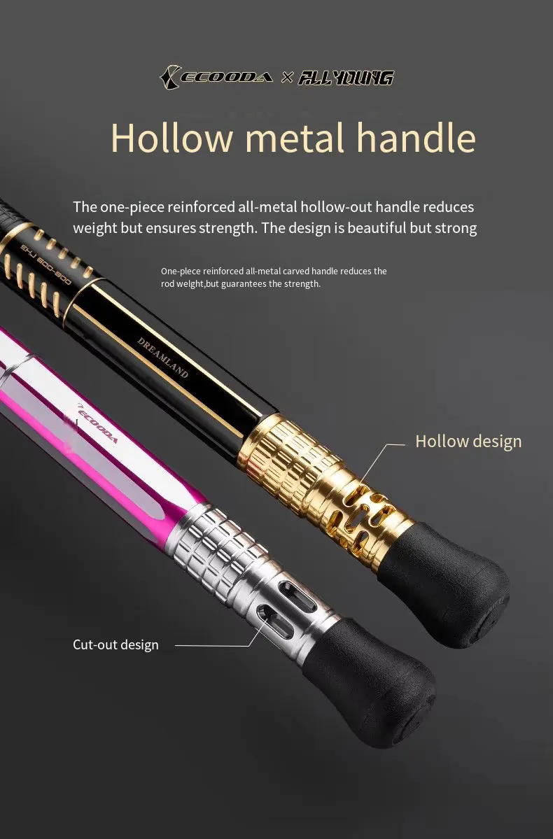 ECOODA EHJ Dreamland Deep Sea Bottom Rod Strong Alloy With Enough Power to Fight Against Monster Fishes Fishing Rod