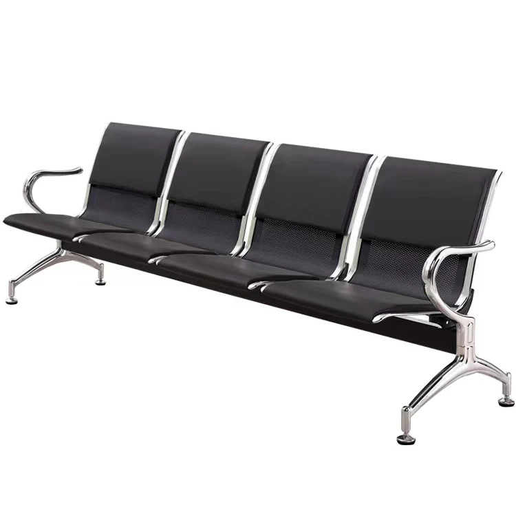 Factory Direct Sell Scandinavian Design Leather Waiting Room Airport Chair