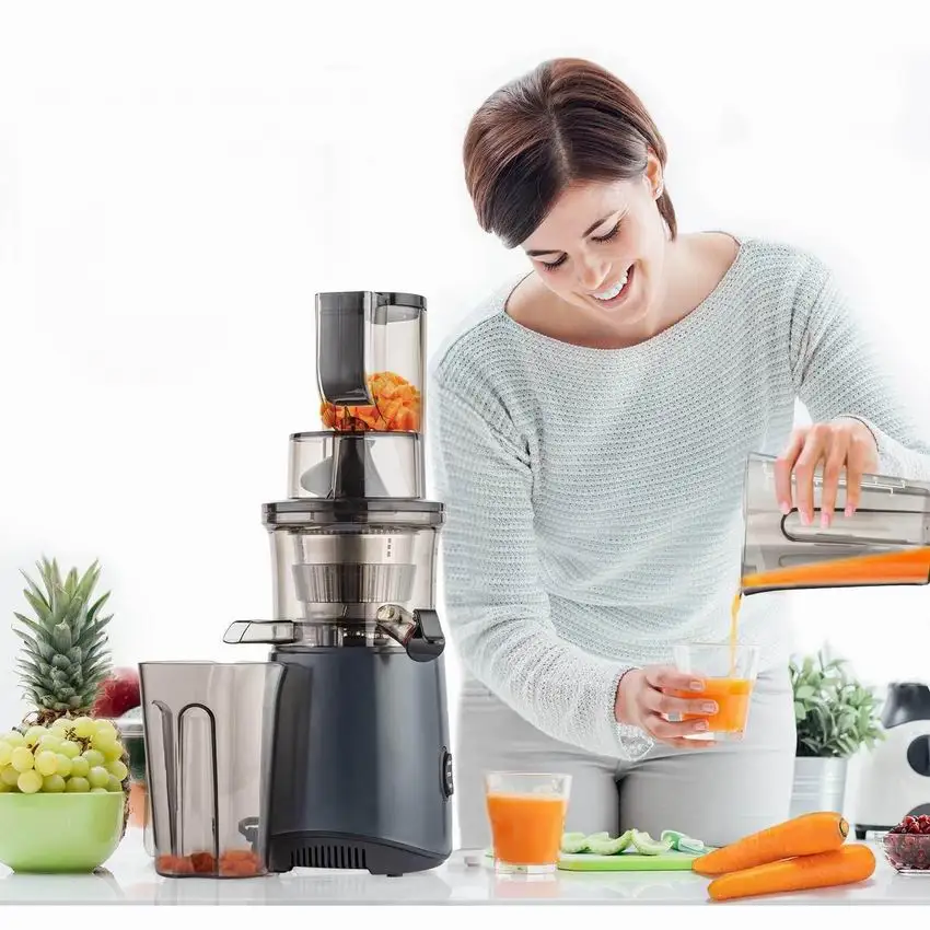 new arrival masticating juicer ROHS CE ETL LFGB approval masticating extractor high juice yield for household use