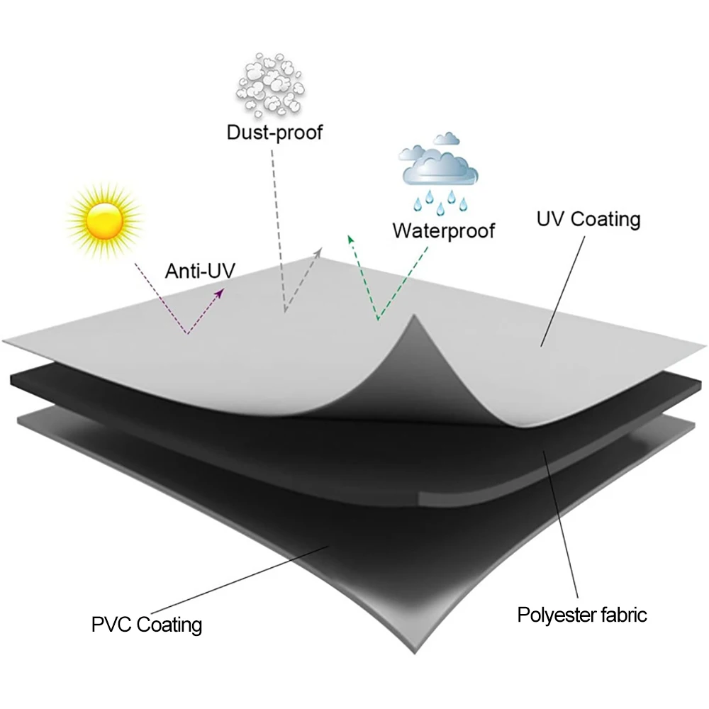 High quality Hot sales Barbecue dust proof waterproof Grill BBQ Cover oxford cloth outdoor heavy dirty black barbecue cover