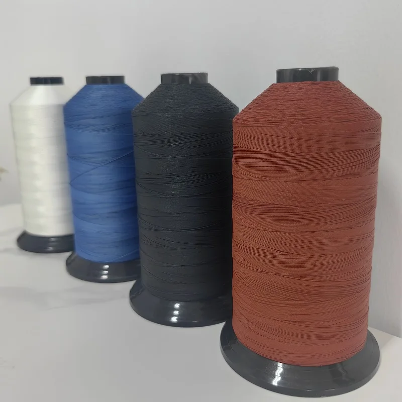 China supply high temperature resistance ptfe coating fiberglass sewing thread