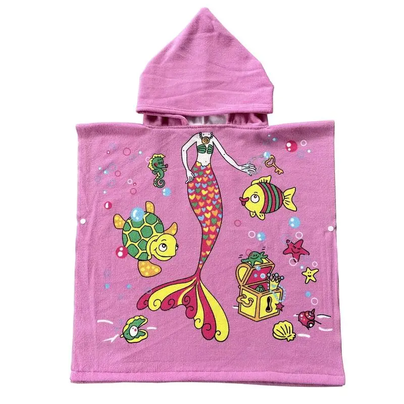 Aoruini Microfiber Coral Velvet Fleece Baby Children Bath Towel