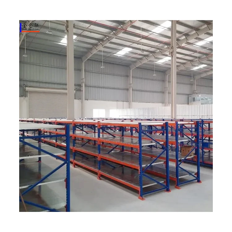 Factory Wholesale Powder Coated Racks Metal Shelving Warehouse Storage Shelves