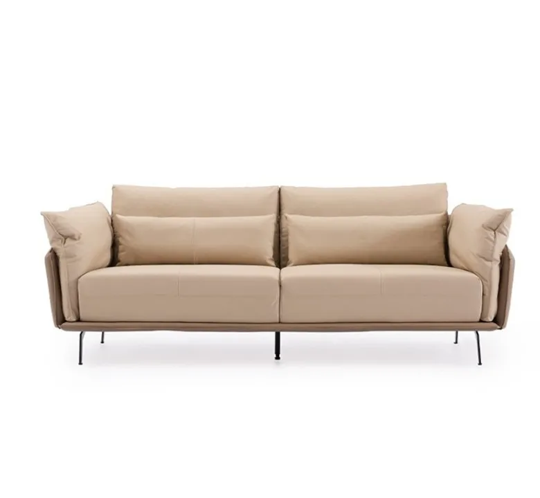 Modern leather sofa 1+3 small living room furniture set customs synthetic leather sofa sectionals furniture wholesale