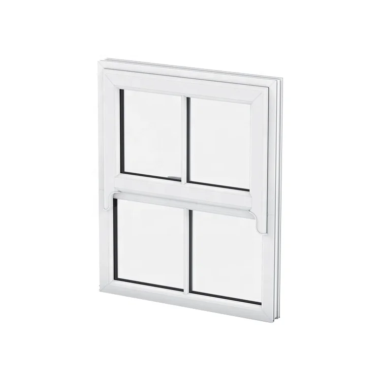 Manufacturer High Quality One Way Tempered On Roof Custom Double Glass Single Hung Window