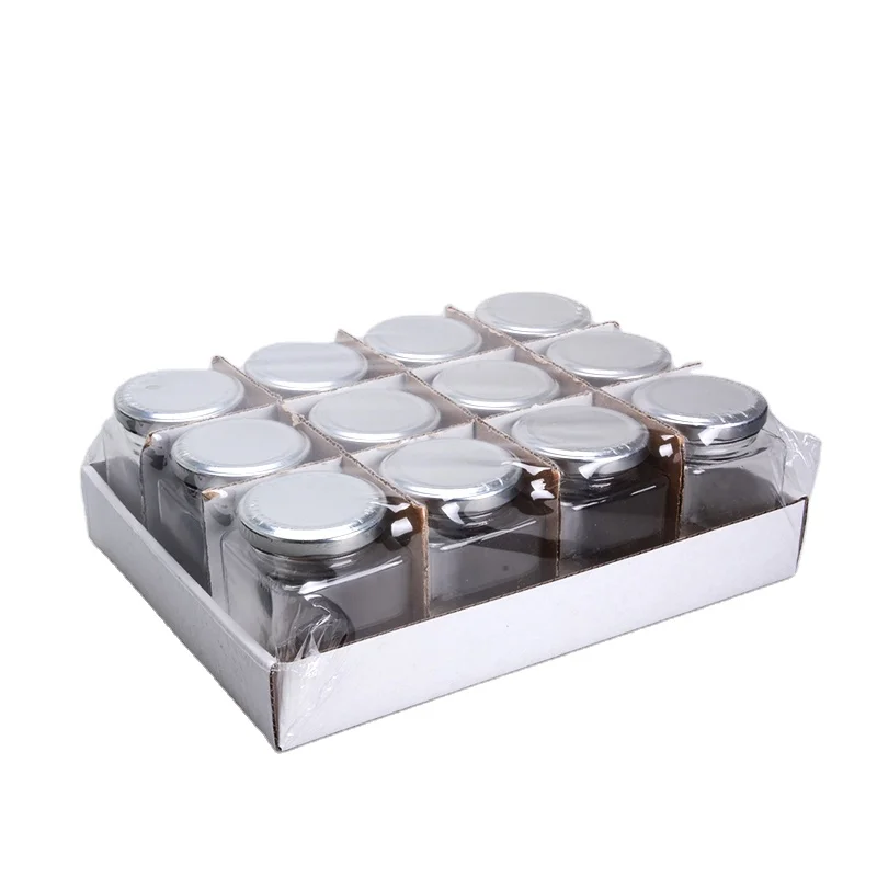 With Custom Box 16oz 500ml Regular Mouth Glass Mason Jar Jam Sauce Honey Canning Jars With Lids - Buy Regular Mouth Mason Jar,50