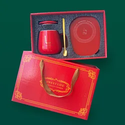 Hot selling product red mugs sublimation ceramic 400ml mugs sublimation ceramic 55 degree warm sublimation ceramic Mug