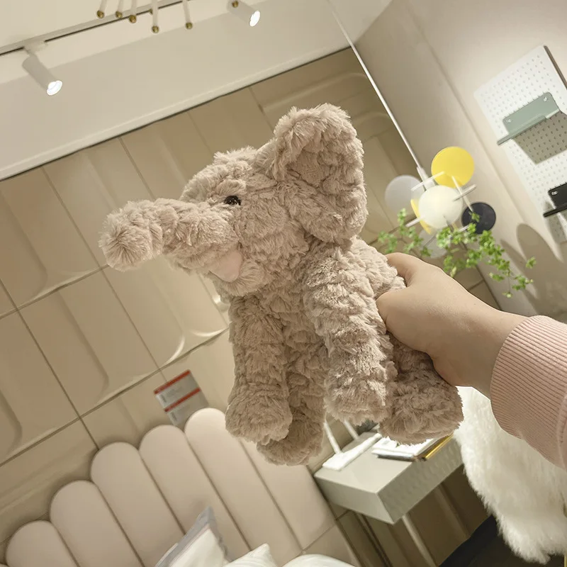 2024 New Design Cute Fluffy Elephant Stuffed Animal Plush Toys for Friend Birthday Gifts