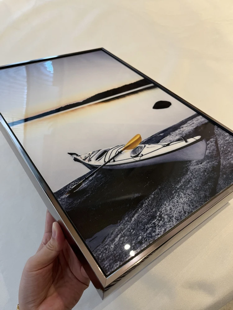 Venice Night Artwork Italy canal Building Bridge Frameless Acrylic prints Landscape Wall Oil Painting home decor