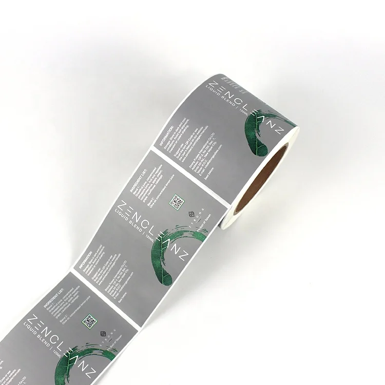 Custom Self adhesive Label Food Label Sticker Oral Liquid Bottle Label Health Care Bottle Sticker Plastic Vinyl Sticker