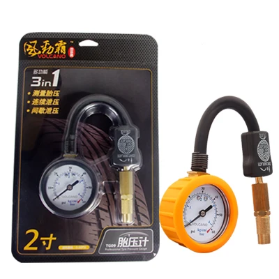 Volcano 2.0' 0-60PSI Tire Pressure Gauge with Deflator TG09 car tyre gauge