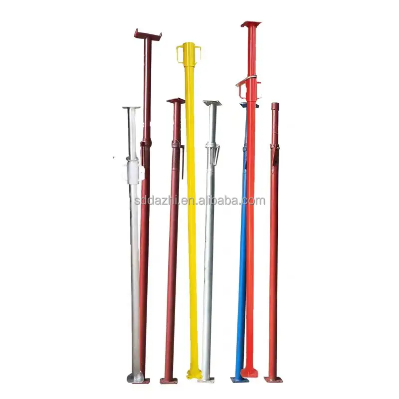 Light Duty Telescopic Scaffold Jack with Adjustable Steel Props Construction Metal Support Ladder & Scaffolding Parts