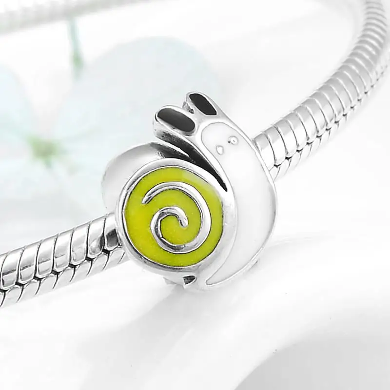 Real 925 Sterling Sliver Pink Enamel Butterfly CZ Spacer Beads Charms for Bracelet Jewelry making Fashion Accessories Hot Sale