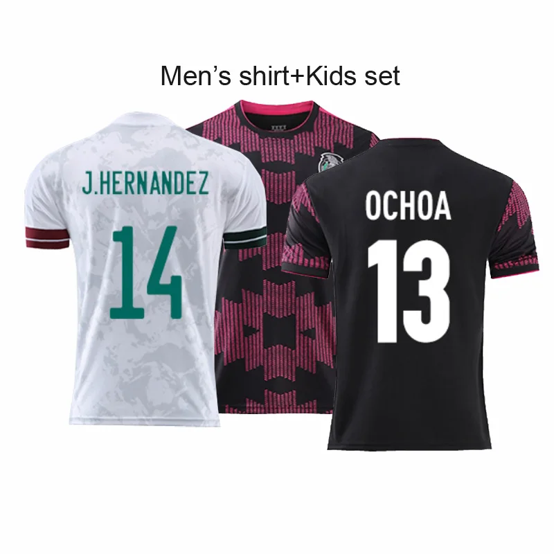 2021 Thailand quality mexico football uniform soccer jerseys cheap soccer jersey wear set in stock