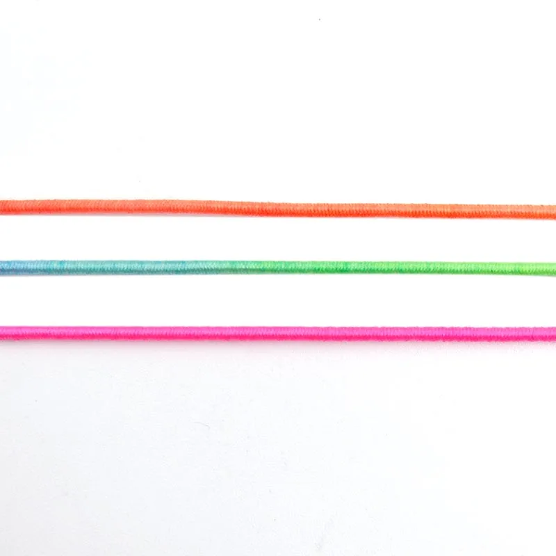 Weiou Manufacturer 50-200CM Length Custom Design Round Elastic Bungee Cord Shoelaces For Jjordans And 700s Shoes