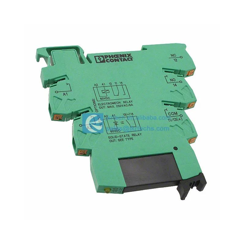 Bom List Quotation Supplier 2900355 PLC-OPT Solid State Relay SSR SPST-NO 1 Form A Module DIN Rail 2900-355 Spring Terminal