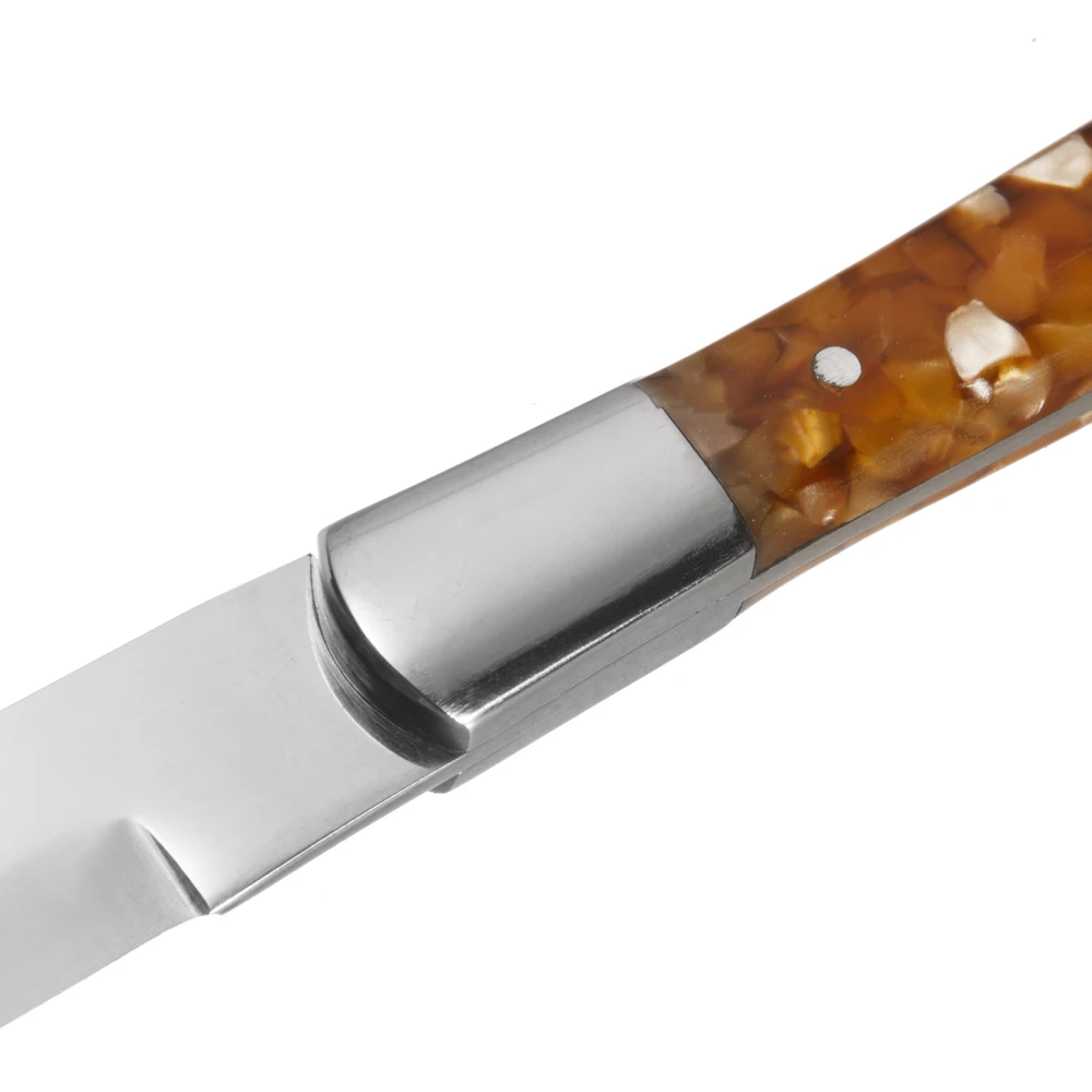 Fashion Pattern Spanish Acrylic Handle Dishwasher Safe Steak Knife